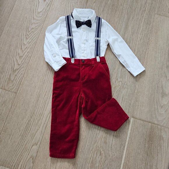 🎄 Holiday / Party Outfit Set – Toddler Boy (refer to description for sizing) - Picture 1 of 11